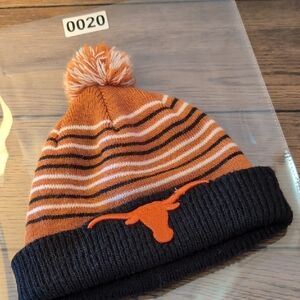 '47 Kids Orange and Black Striped Beanie